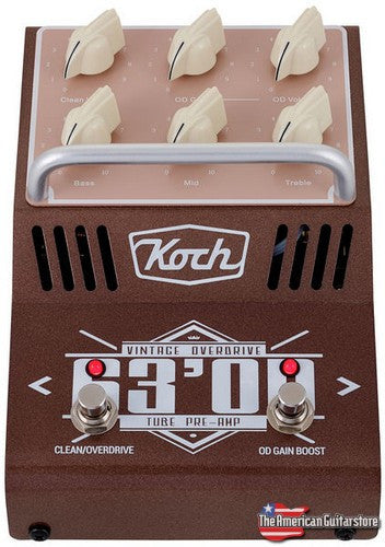Koch 63'OD Preamp Vintage Overdrive Pedal